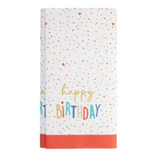 1 Tischdecke, Papier 120 cm x 180 cm "Happy Birthday" 765 Tischdecke, Papier 120 cm x 180 cm "Happy Birthday"