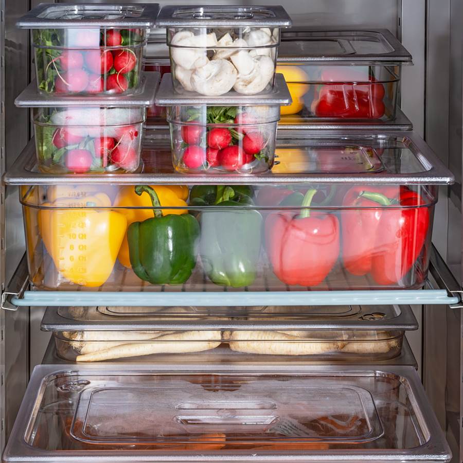 Starline Kühlschrank mit Rädern, GN 2/1