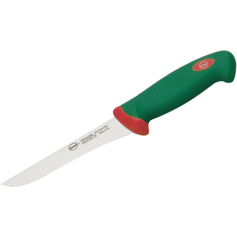 Sanelli Ausbeinmesser, ergonomischer Griff, Klingenlänge 16 cm Sanelli Ausbeinmesser, ergonomischer Griff, Klingenlänge 16 cm