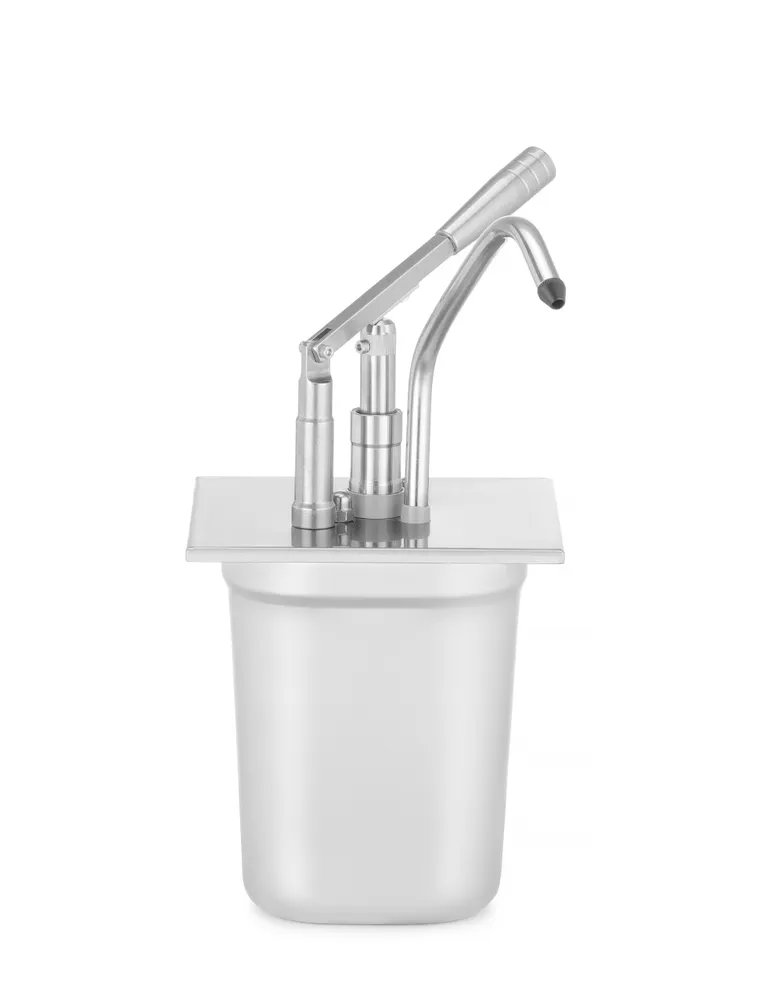 Deckel mit Spender für GN-Behälter, aus rostfreiem Stahl, GN 1/6, 180x165mm