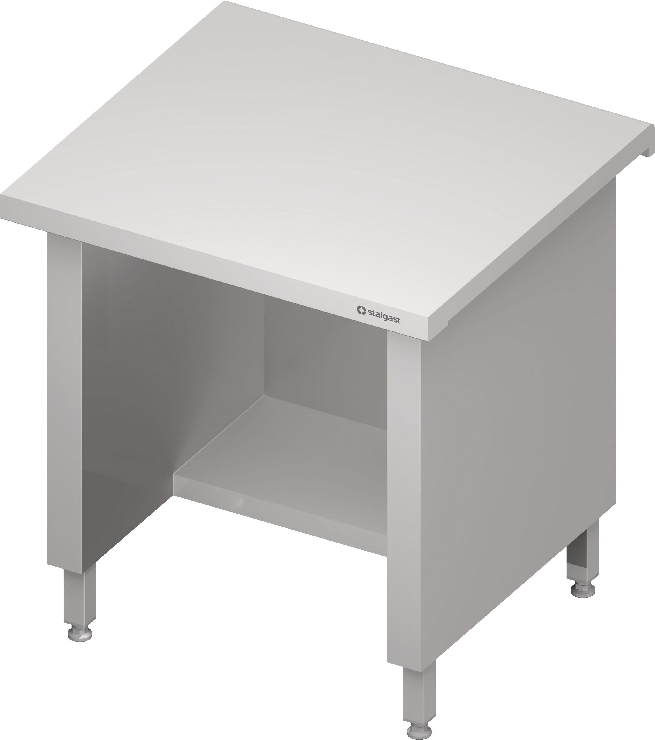 Kassenstation "Free Flow" 800x750x880 mm, Edelstahldeckplatte Kassenstation "Free Flow" 800x735x880 mm Granitabdeckung "Standard G1"