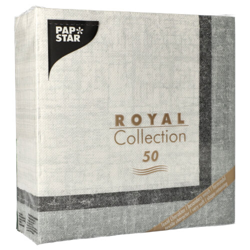 50 Servietten "ROYAL Collection" 1/4-Falz 40 cm x 40 cm "Chalk" 12500 Servietten "ROYAL Collection" 1/4-Falz 40 cm x 40 cm "Chalk"