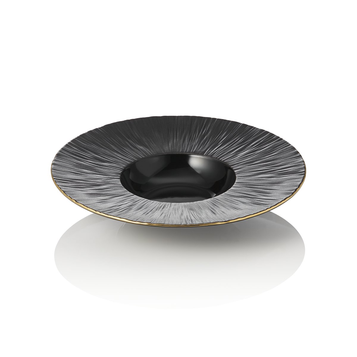 Pastateller Set MAYA KURO, Ø 24 cm, 110 ml schwarz Pastateller Set MAYA KURO, Ø 24 cm, 110 ml schwarz