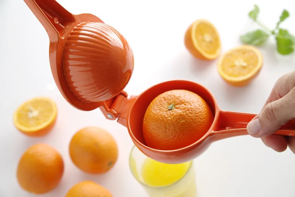 Zitruspresse, BarUp, orange (für Orangen), 232x91x(H)60mm