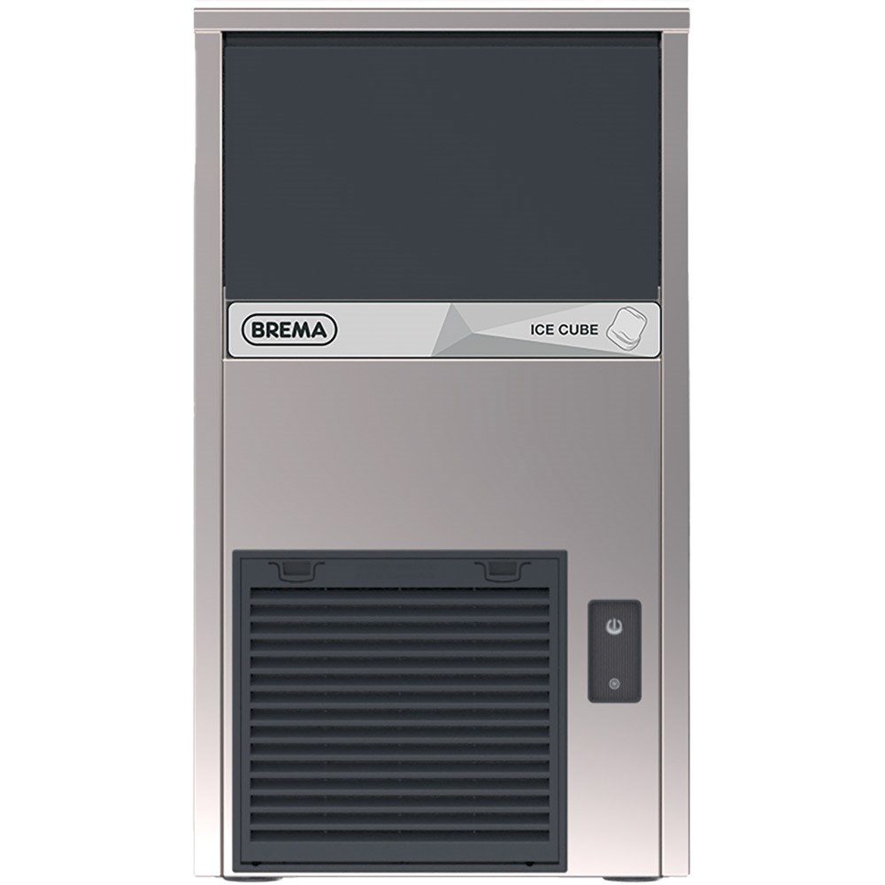 BREMA Eiswürfelbereiter luftgekühlt, 29kg/24h, Abmessung 390 x 460 x 695 mm (BxTxH) Eiswürfelbereiter wassergekühlt, 29kg/24h, Abmessung 390 x 460 x 695 mm (BxTxH)