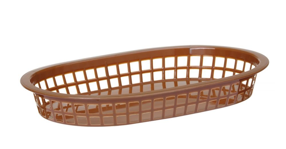 Servierkörbe im Fastfood-Stil, HENDI, Schwarz, 6 Stk., 275x175x(H)38mm