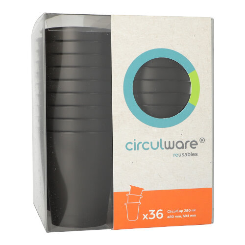 Circulware by Haval Mehrweg-Automatenbecher rund 0,28 l Ø 8 cm · 9,4 cm Circulware by Haval Mehrweg-Automatenbecher rund 0,28 l Ø 8 cm · 9,4 cm