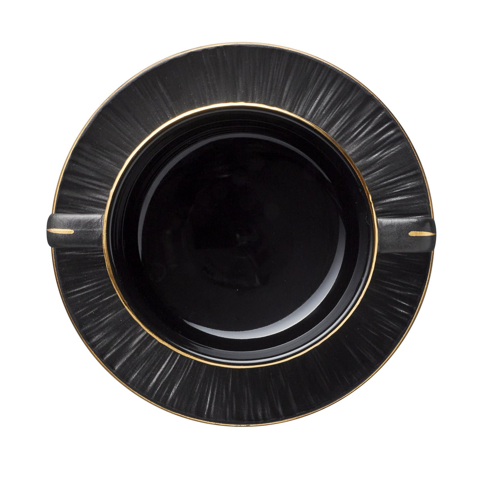 Suppentasse mit Untertasse Set MAYA KURO, Ø 10,5 cm, 250 ml, schwarz Suppentasse mit Untertasse Set MAYA KURO, Ø 10,5 cm, 250 ml, schwarz