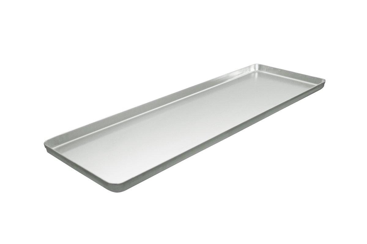 Ausstell-/Thekenblech "SILBER" 600 x 200 x 20 mm