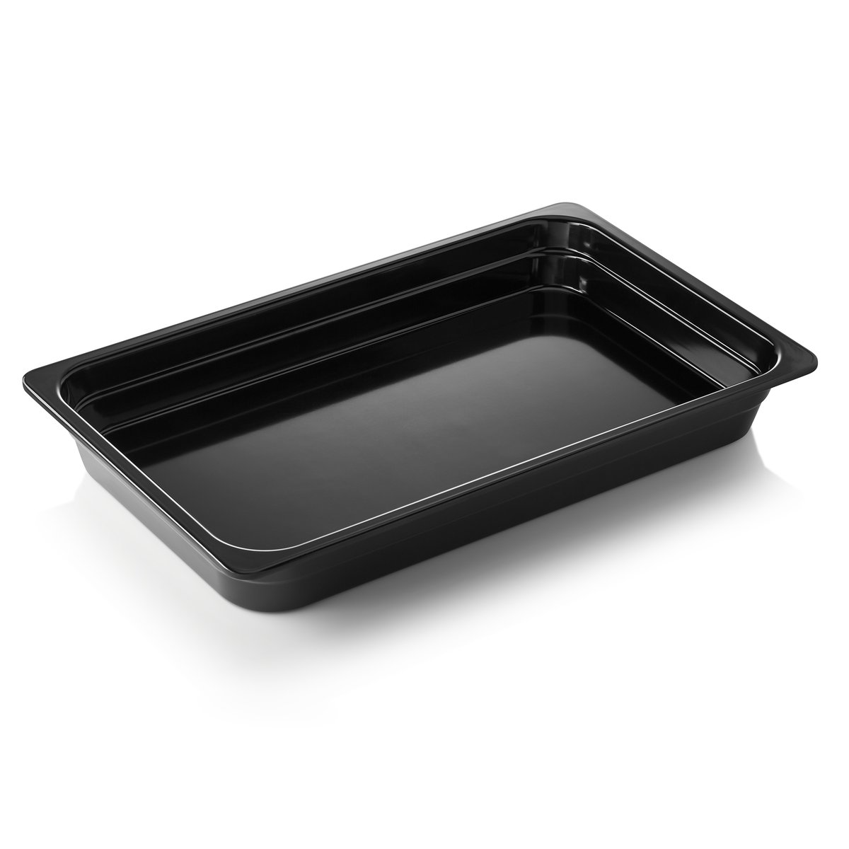 GN Behälter GN 65 BLACK 1/1-065 mm, schwarz, Melamin