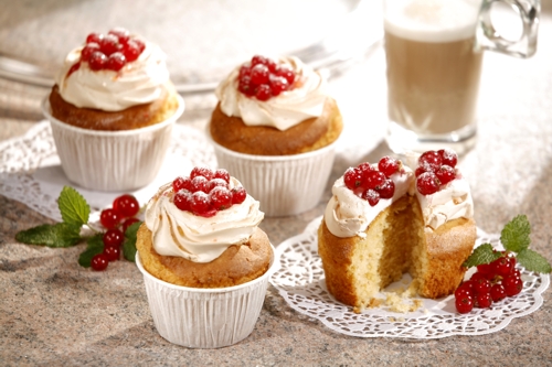 18000 Muffins-Backförmchen Ø 5 cm · 3,5 cm weiss