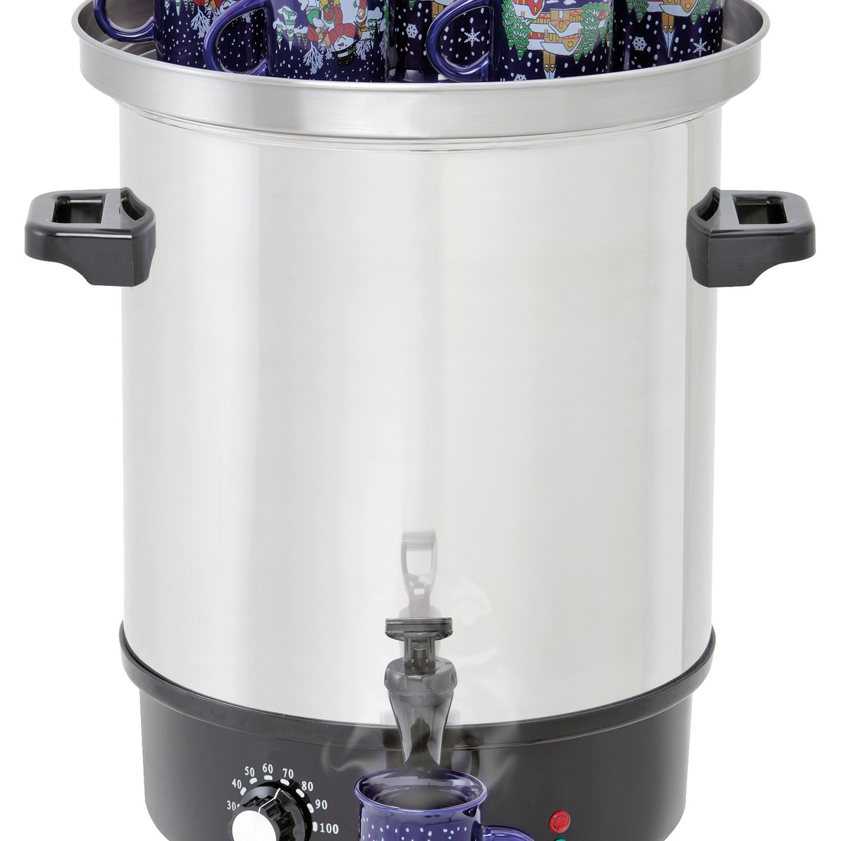 Warmhaltedeckel für Tassen für Glühwein- und Heißwasserkessel 30 Liter