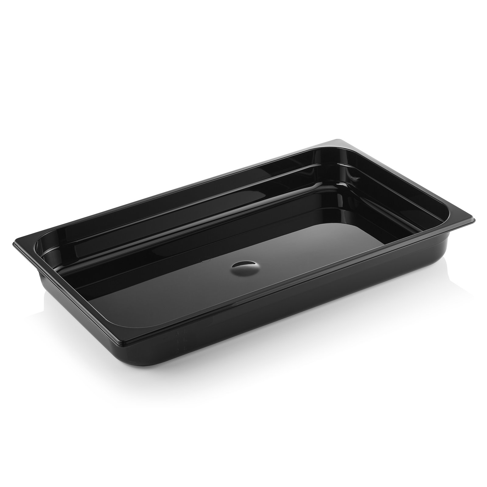 GN Behälter GN 96 BLACK 1/1-065 mm, schwarz, Polycarbonat