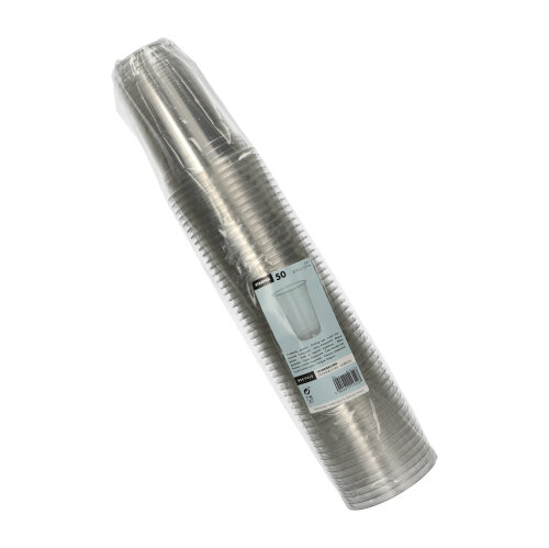 50 Trinkbecher "Hurricane", PET 0,4 l Ø 9,5 cm · 12,9 cm glasklar 9600 Trinkbecher "Hurricane", PET 0,4 l Ø 9,5 cm · 12,9 cm glasklar