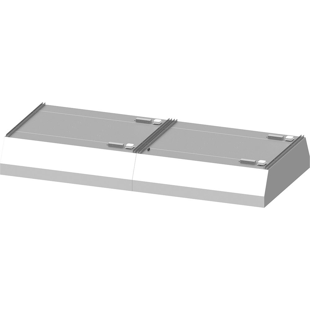 Deckenhaube "Basic Line", Trapezform 3900 mm x 1600 mm mit Flammschutzfilter Typ B