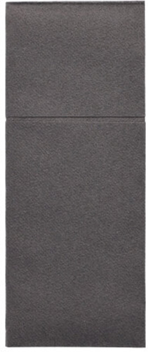9600 Bestecktaschen, Airlaid 40 cm x 48 cm anthrazit "Premium" mit Besteckfalz