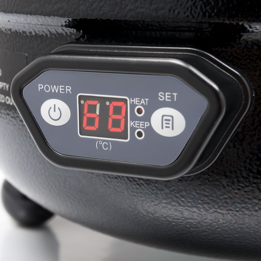 Elektrischer Suppentopf, bauchige Form mit Digital-Display, 10 Liter Elektrischer Suppentopf, bauchige Form mit Digital-Display, 10 Liter