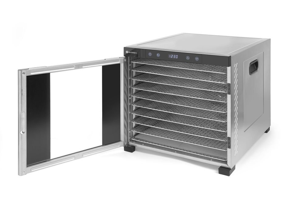 Dörrautomat Profi Line 10 Bleche, HENDI, Profi Line, 10 Bleche, 230V/1000W, 430x550x(H)416mm