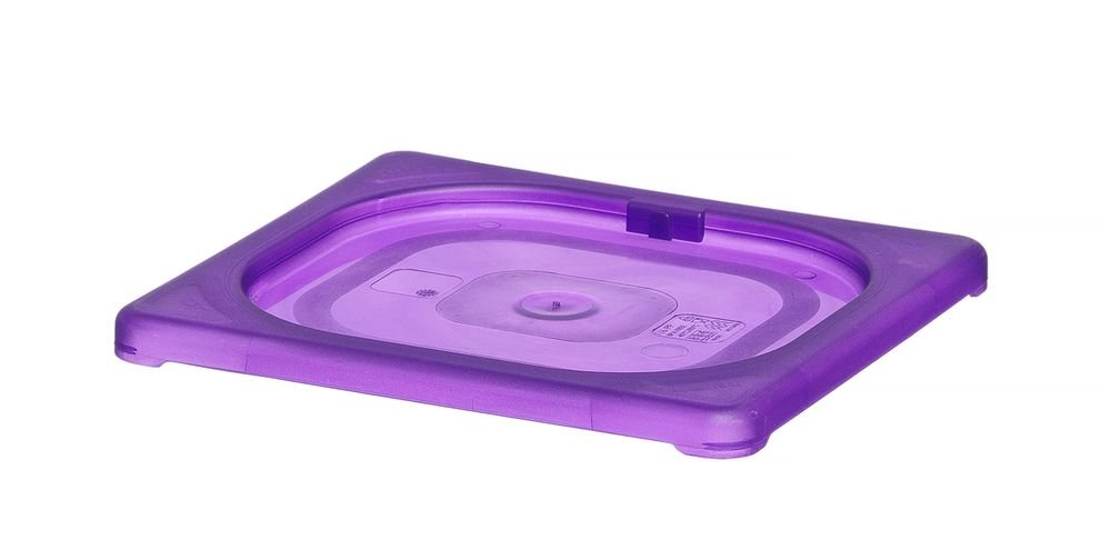 Gastronorm-Deckel violett, HENDI, GN 1/6, Violett, 176x162mm