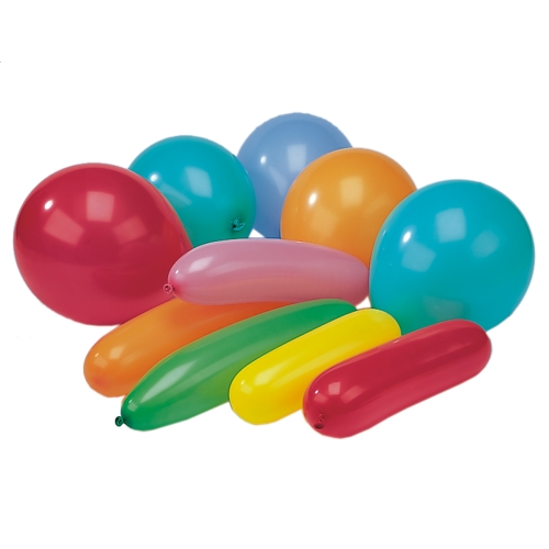 37800 Luftballons farbig sortiert "verschiedene Formen"