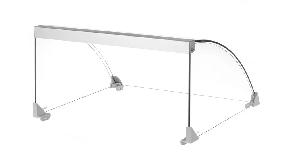 Glasabdeckung für Rollengrill, Für Rollengrill - 9 Rollen (268605), 470x401x(H)250mm Glasabdeckung für Rollengrill, Für Rollengrill - 9 Rollen (268605), 470x401x(H)250mm