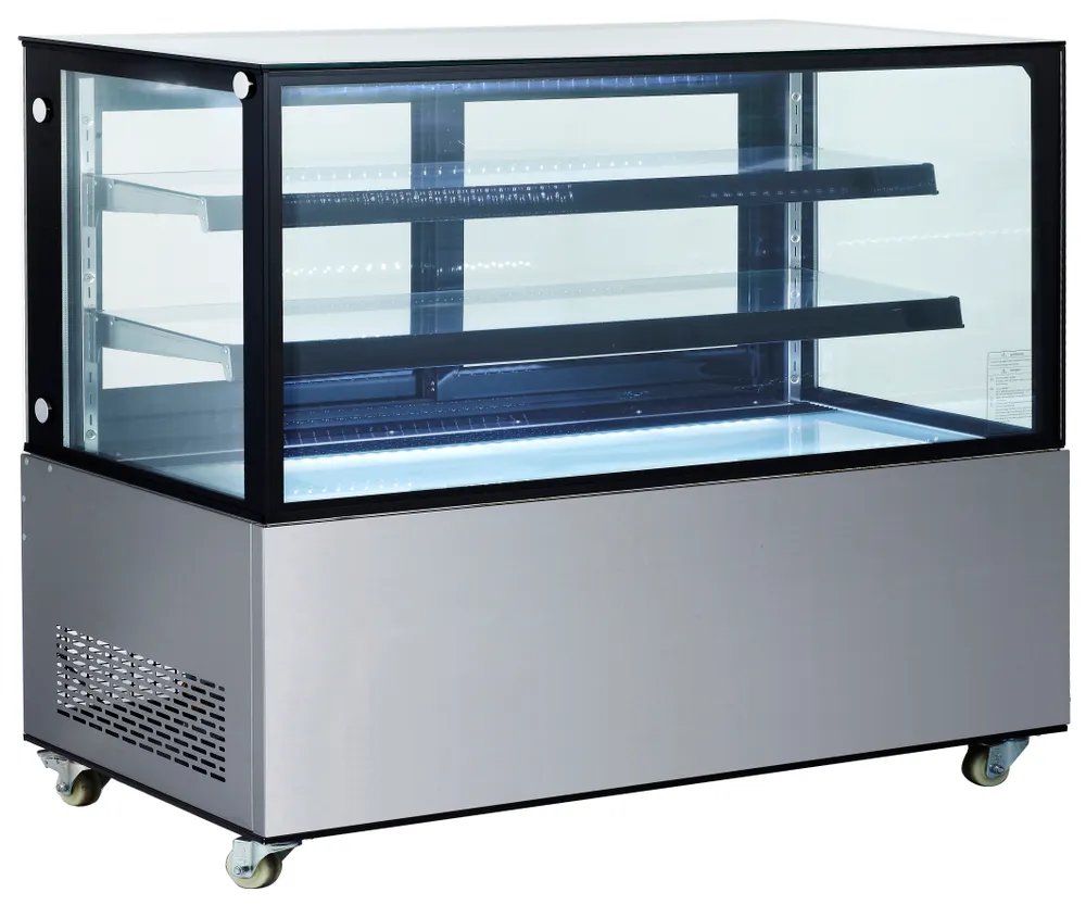 Kühlvitrine mit 2 Regalen, Arktic, 510L, 230V/490W, 1524x677x(H)1230mm