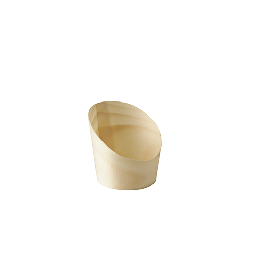 21000 Snackbecher, Holz "pure" Ø 5,5 cm · 6,5 cm