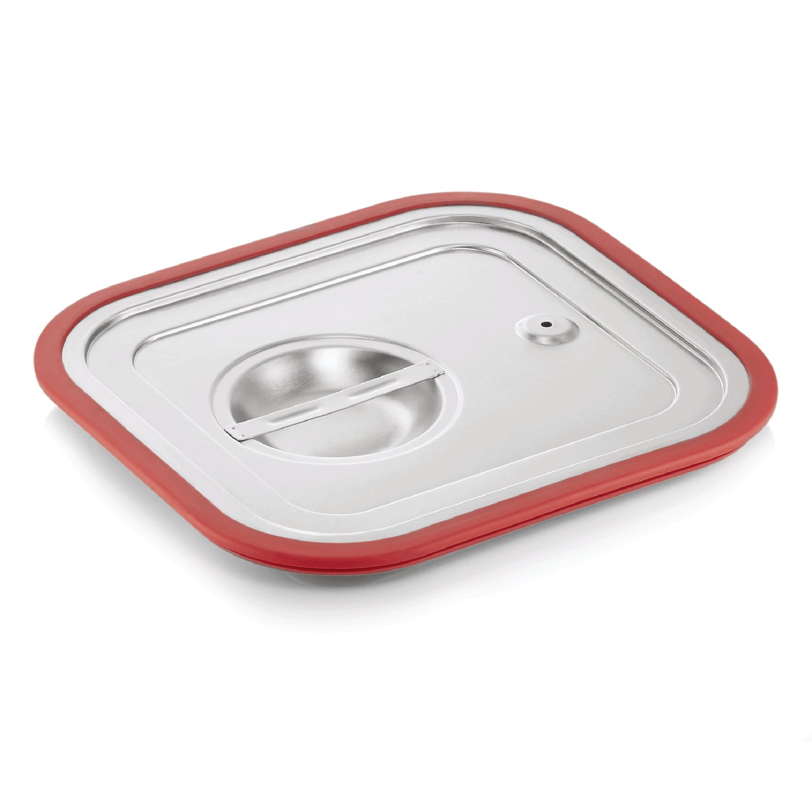 GN Transportdeckel 2/3 GN 90 Silikondichtung und Loch gegen Unterdruck GN Transportdeckel 2/3 GN 90 Silikondichtung und Loch gegen Unterdruck