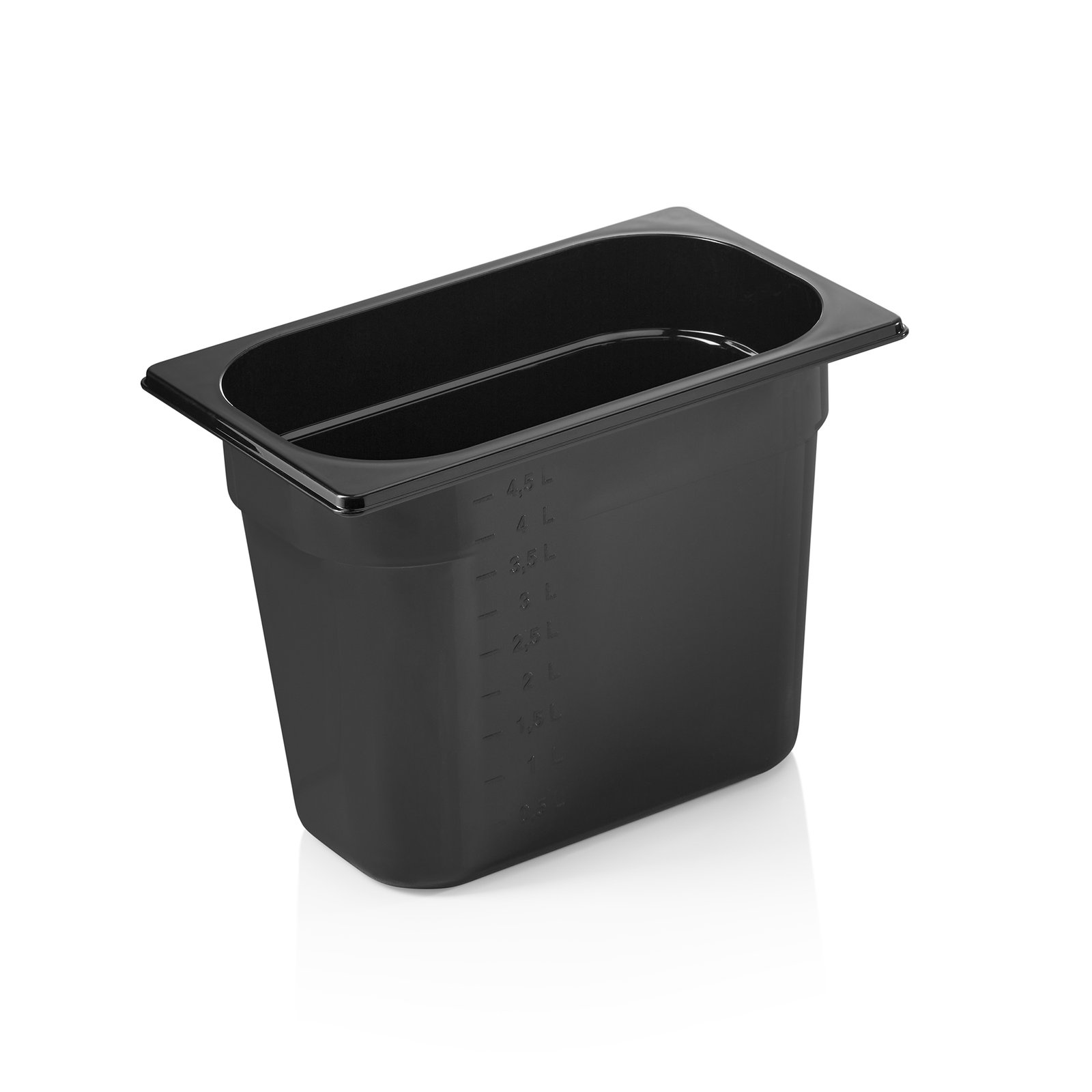 GN Behälter GN 96 BLACK 1/4-200 mm, schwarz, Polycarbonat