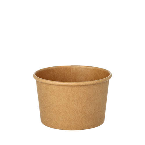 7000 Suppenbecher, Pappe rund 230 ml Ø 9,8 cm · 6 cm braun