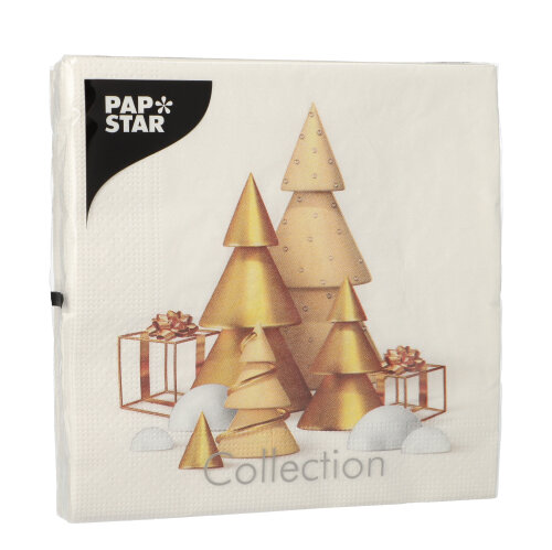 20 Servietten, 3-lagig 1/4-Falz 33 cm x 33 cm "Scene de Noel" 21600 Servietten, 3-lagig 1/4-Falz 33 cm x 33 cm "Scene de Noel"