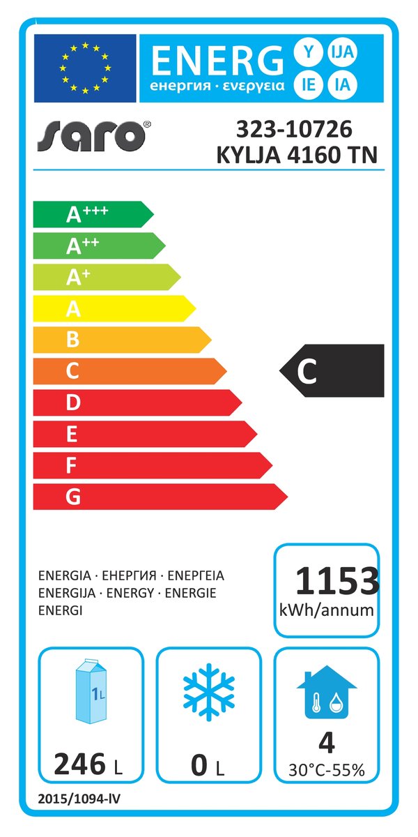 Kühltischmit1Tür+3x2Schubladen,ModellKYLJA4160TN