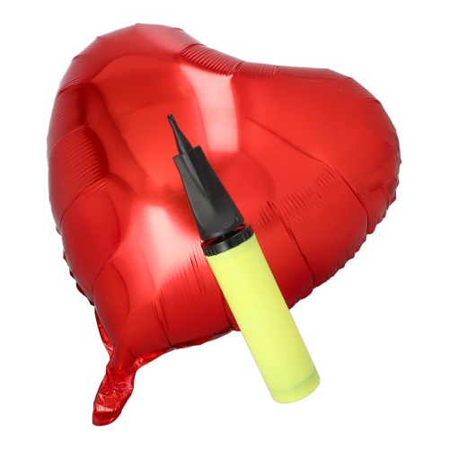 760 Pumpe für Folienluftballons 28 cm x 4,5 cm gelb