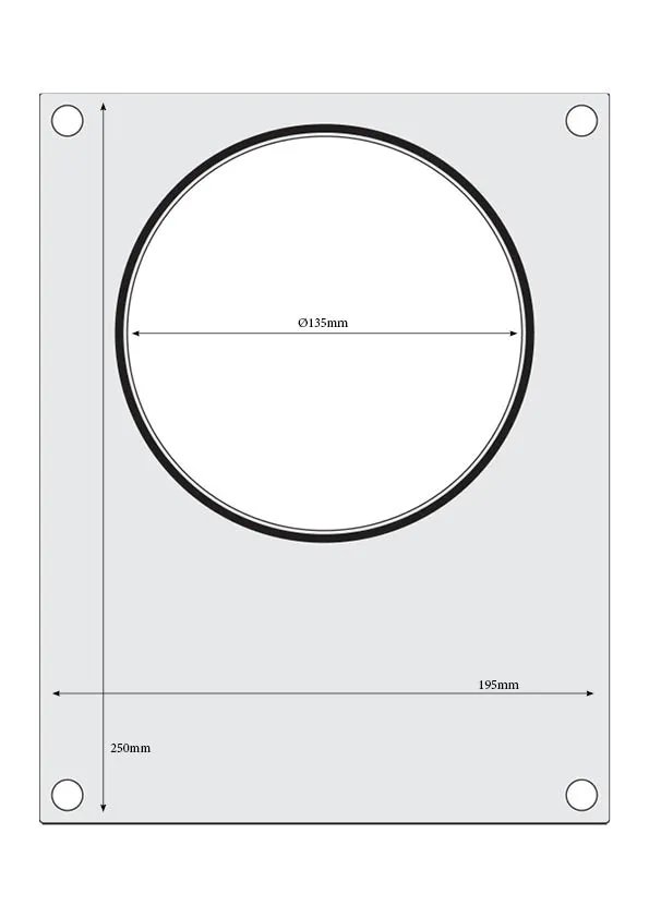 Matrize für Versiegelungsmaschine, ein runder Behälter (ø165 mm) Matrize für Versiegelungsmaschine, ein runder Behälter (ø165 mm)