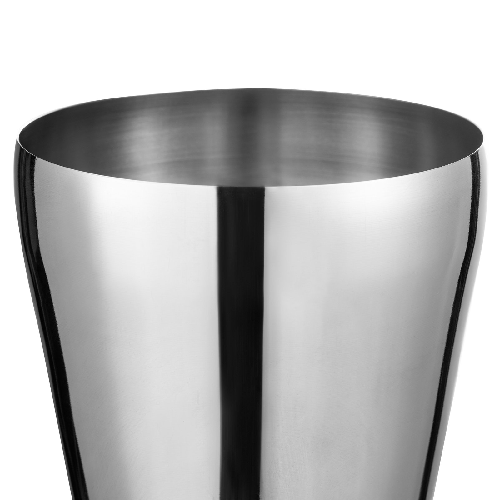 Tischabfalleimer 1 L, Ø 12,5 cm, (H) 12,5 cm, Chromnickelstahl