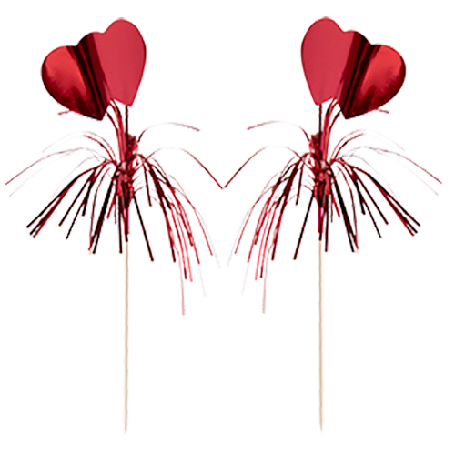 88000 Deko-Picker 22 cm rot "Amore"