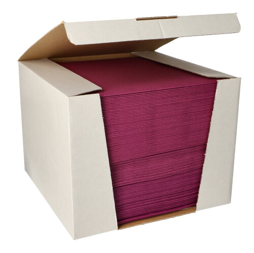 12000 Servietten "ROYAL Collection" 1/4-Falz 40 cm x 40 cm lila