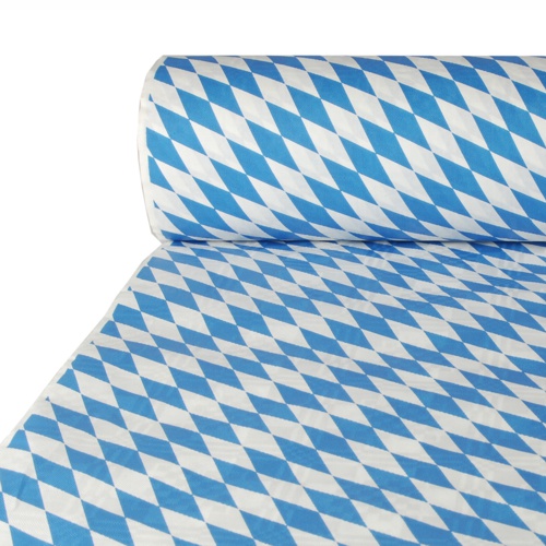 70 Papiertischtuch mit Damastprägung 50 m x 1 m "Bayrisch Blau"