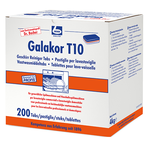 Dr. Becher Galakor T10 Geschirr Reiniger Tabs 4 KG