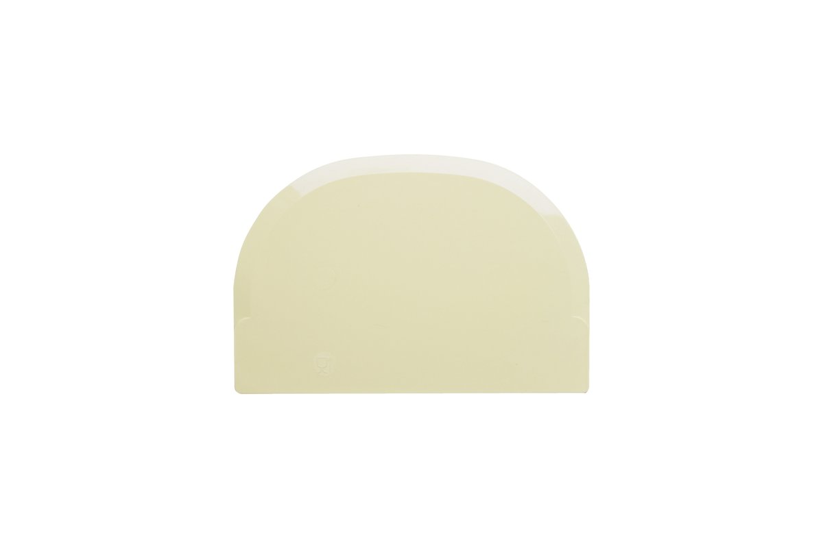 Teigschaber elfenbein, PP 116 x 78 x 1 mm Teigschaber elfenbein, PP 116 x 78 x 1 mm