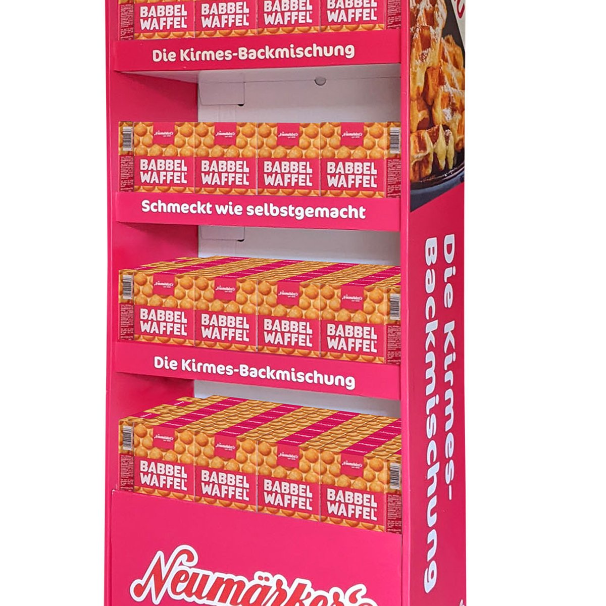 Babbel Waffel® 112 VE Display Auf Chep Palette