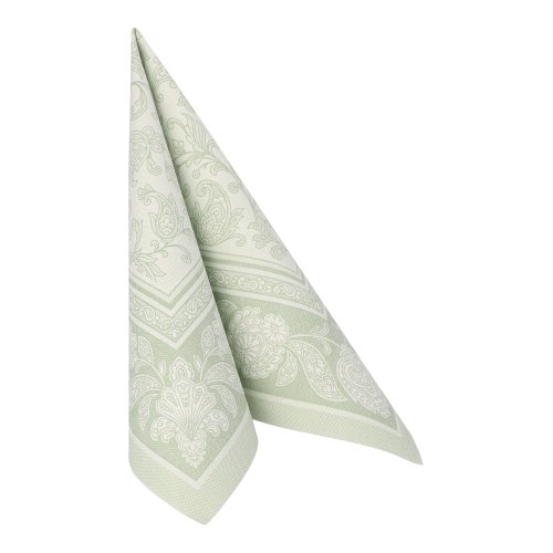 20 Servietten "ROYAL Collection" 1/4-Falz 40 cm x 40 cm jadegrün "Ornaments" 12000 Servietten "ROYAL Collection" 1/4-Falz 40 cm x 40 cm jadegrün "Ornaments"