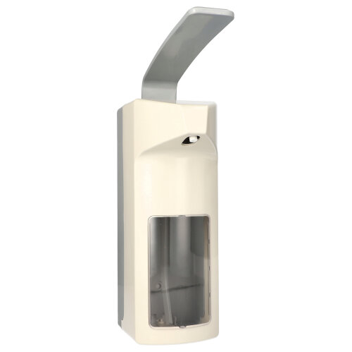 1 Wandspender 32 cm x 10,5 cm x 21 cm weiss "Kunststoff" 1000 ml, Langarmhebel 160 Wandspender 32 cm x 10,5 cm x 21 cm weiss "Kunststoff" 1000 ml, Langarmhebel