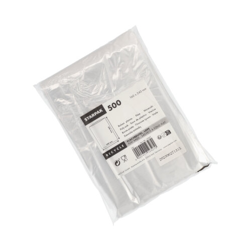 300000 Flachbeutel, LDPE 24 cm x 16 cm transparent