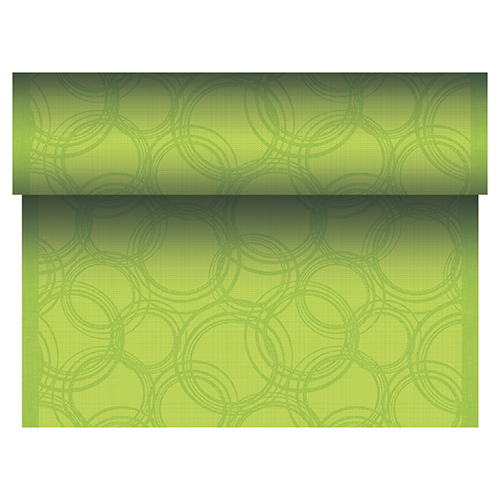 1 Tischläufer, stoffähnlich, PV-Tissue Mix "ROYAL Collection" 24 m x 40 cm limonengrün "Bubbles" 112 Tischläufer, stoffähnlich, PV-Tissue Mix "ROYAL Collection" 24 m x 40 cm limonengrün "Bubbles"