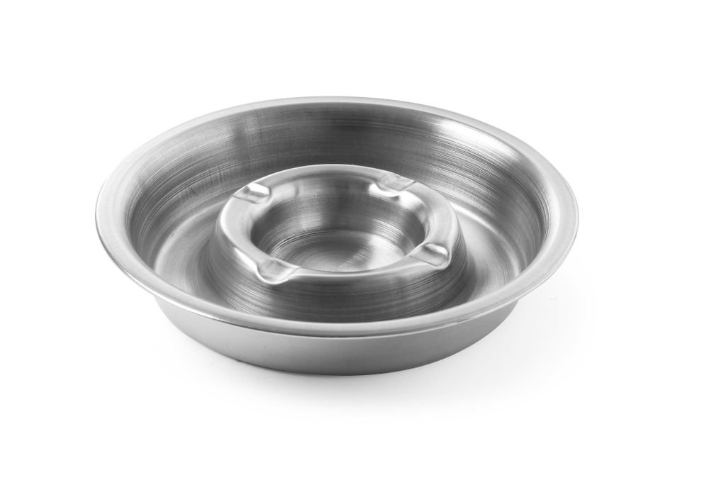 Aschenbecher mit Rinne, HENDI, ⌀160x(H)30mm