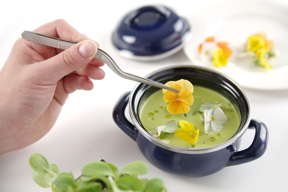 Pinzette, gekröpft, HENDI, (L)160mm