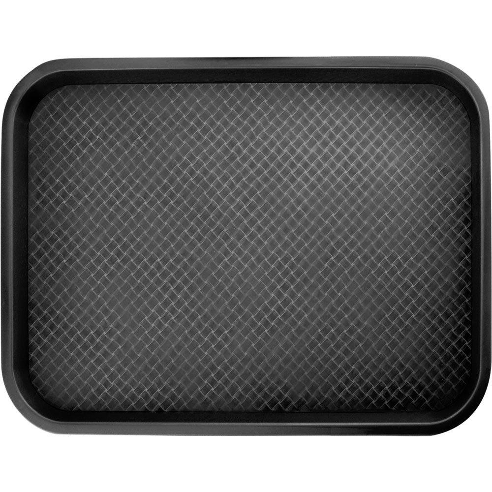 Fast Food Tablett 350 x 450 mm, schwarz Fast Food Tablett 350 x 450 mm, schwarz