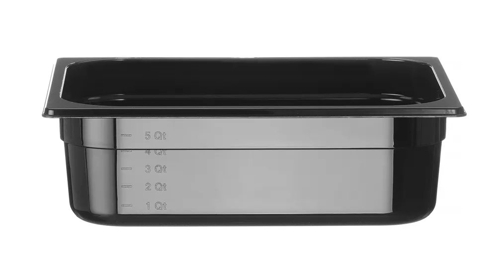 Gastronorm-Behälter 1/2, Profi Line, GN 1/2, 6,5L, Schwarz, 325x265x(H)100mm Gastronorm-Behälter 1/2, Profi Line, GN 1/2, 6,5L, Schwarz, 325x265x(H)100mm