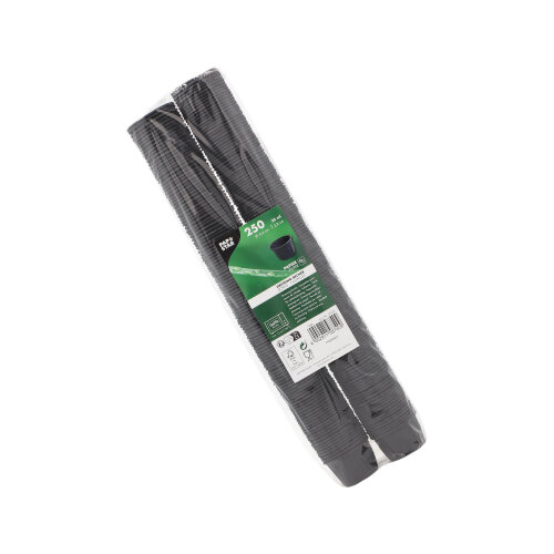5000 Dressingbecher, Papier 25 ml Ø 4,4 cm · 2,8 cm schwarz 120000 Dressingbecher, Papier 25 ml Ø 4,4 cm · 2,8 cm schwarz